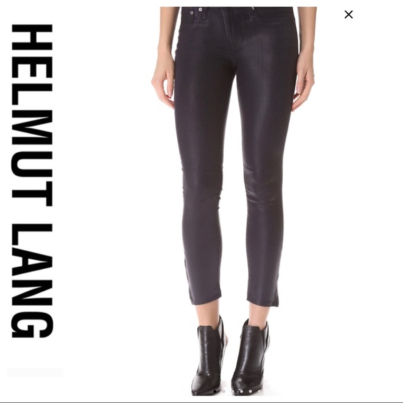 💕SALE💕 Helmut Lang Gloss Crop Skinny Jeans - Picture 3 of 8